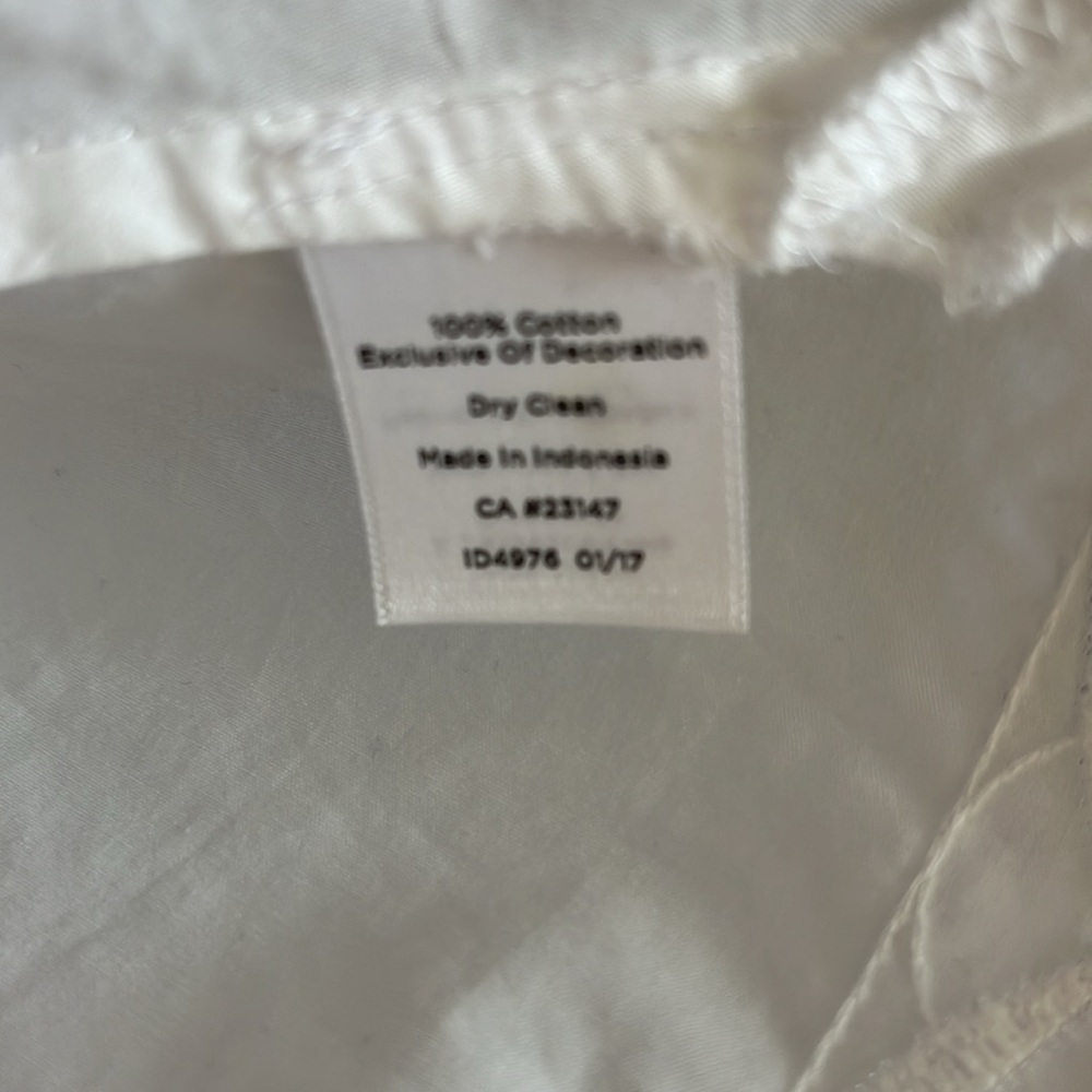 Talbots Women’s White Blouse Tunic Size Large NWOT - Picture 9 of 9